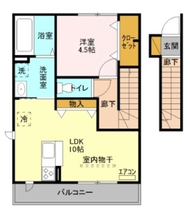 メゾン ド ミュゲの物件間取画像